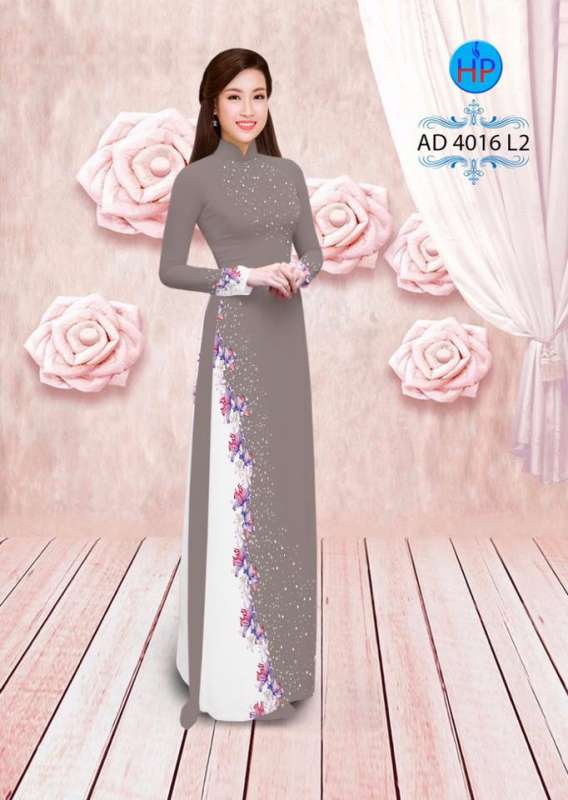 Vải áo dài hoa xéo