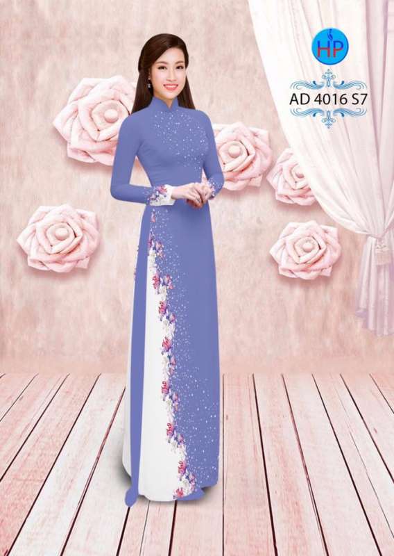 Vải áo dài hoa xéo