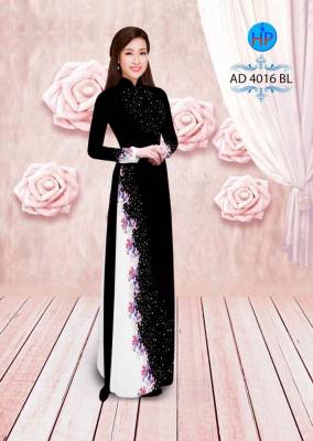 Vải áo dài hoa xéo-DT 2733
