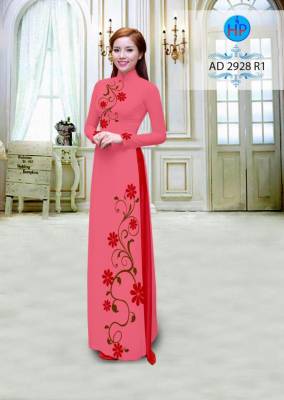 Vải áo dài hoa dây-DT 2737