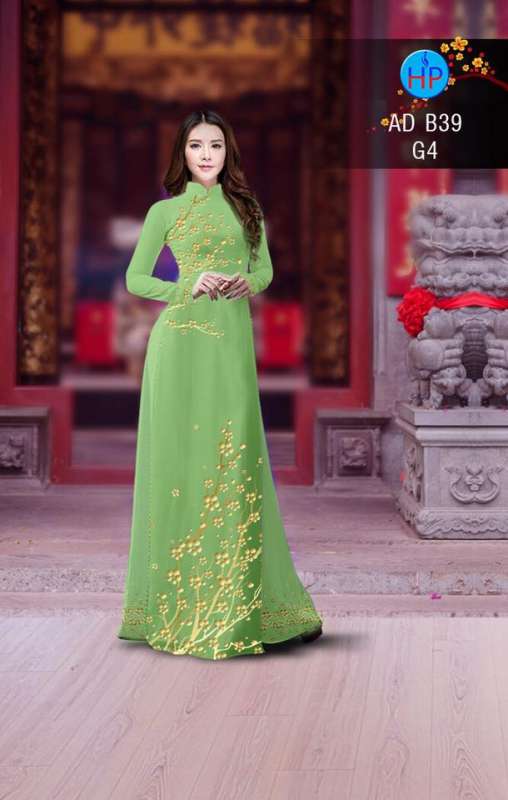 Vải áo dài hoa Mai vàng Vải áo dài hoa Mai vàng