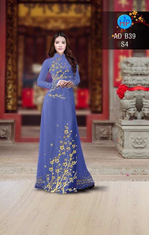 Vải áo dài hoa Mai vàng Vải áo dài hoa Mai vàng