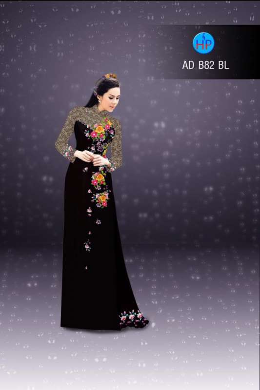 Vải áo dài hoa nhỏ
