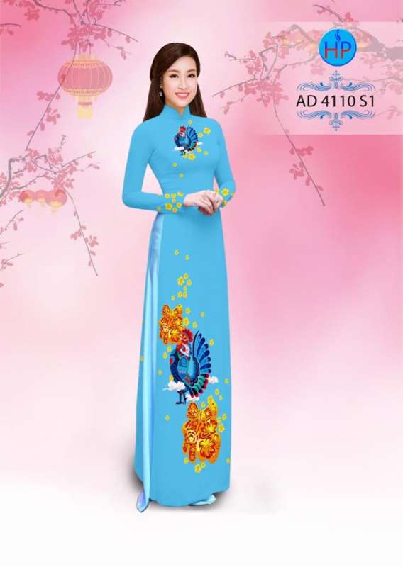 Vải áo dài tết Đinh Dậu Vải áo dài tết Đinh Dậu
