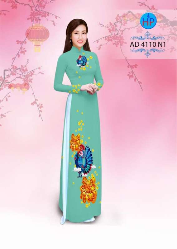 Vải áo dài tết Đinh Dậu Vải áo dài tết Đinh Dậu
