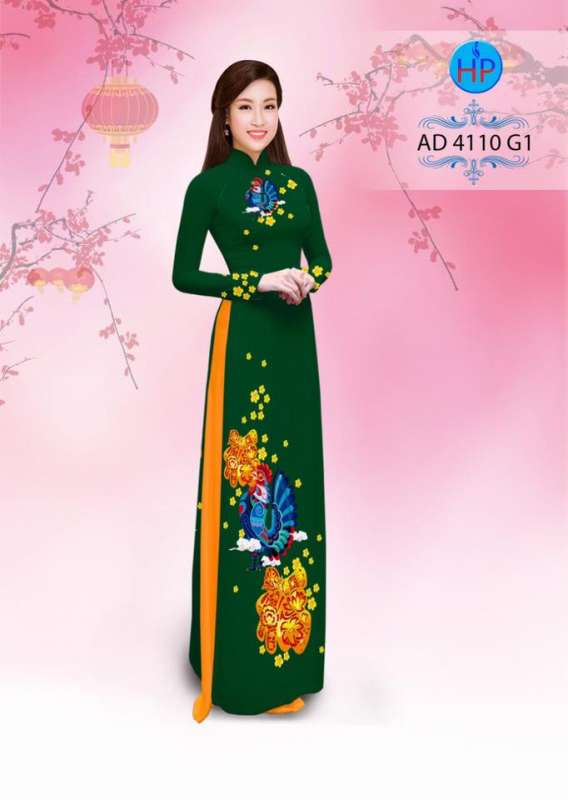 Vải áo dài tết Đinh Dậu Vải áo dài tết Đinh Dậu