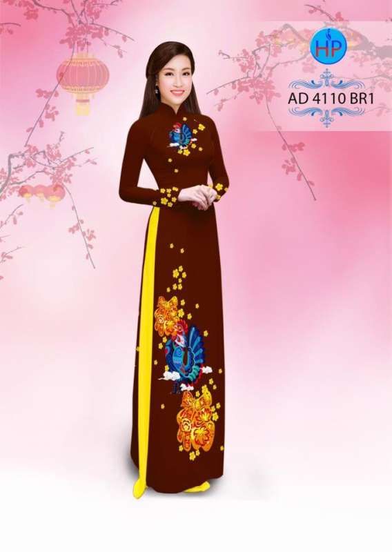 Vải áo dài tết Đinh Dậu Vải áo dài tết Đinh Dậu