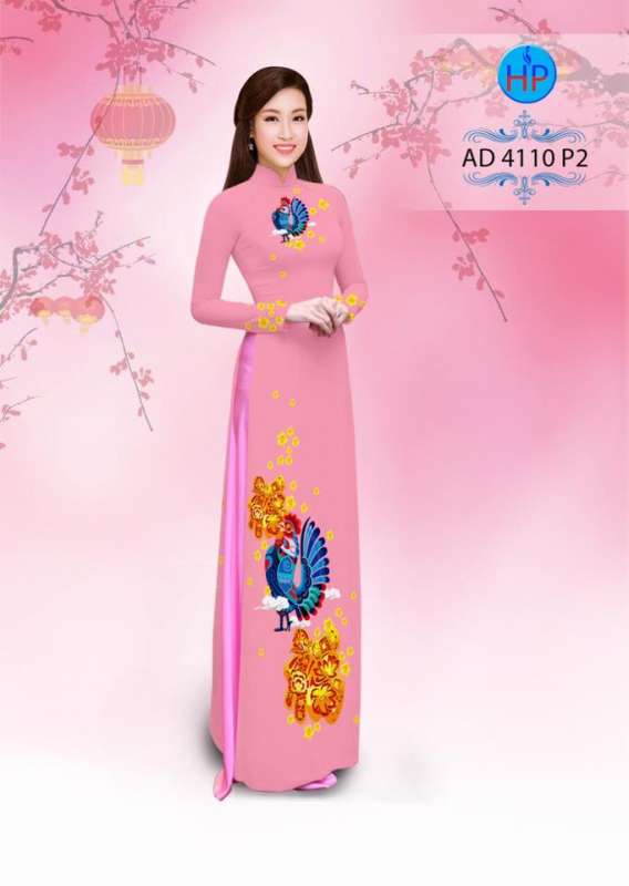 Vải áo dài tết Đinh Dậu Vải áo dài tết Đinh Dậu