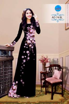 Vải áo dài hoa dây-DT 2779