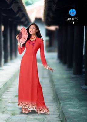Vải áo dài hoa văn-DT 2782