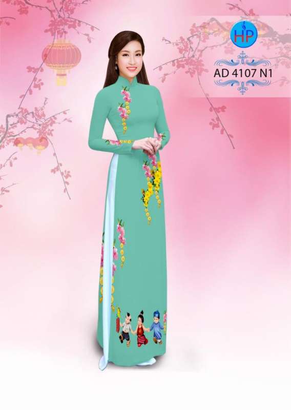 Vải áo dài tết Đinh Dậu