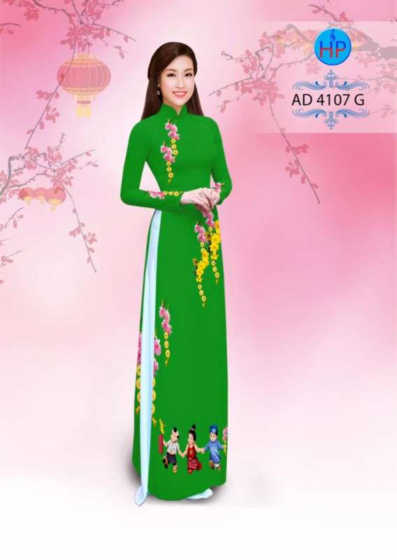 Vải áo dài tết Đinh Dậu