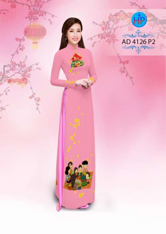 Vải áo dài tết sum vầy