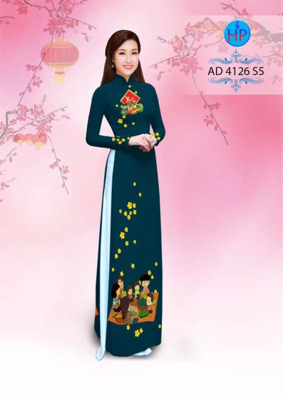 Vải áo dài tết sum vầy