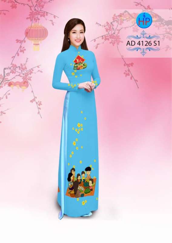 Vải áo dài tết sum vầy