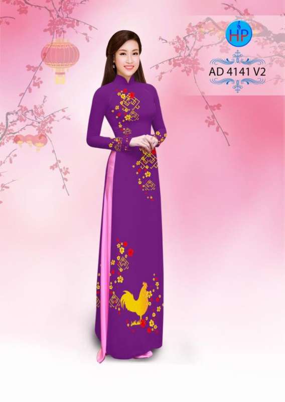 Vải áo dài tết Đinh Dậu 2017 Vải áo dài tết Đinh Dậu 2017