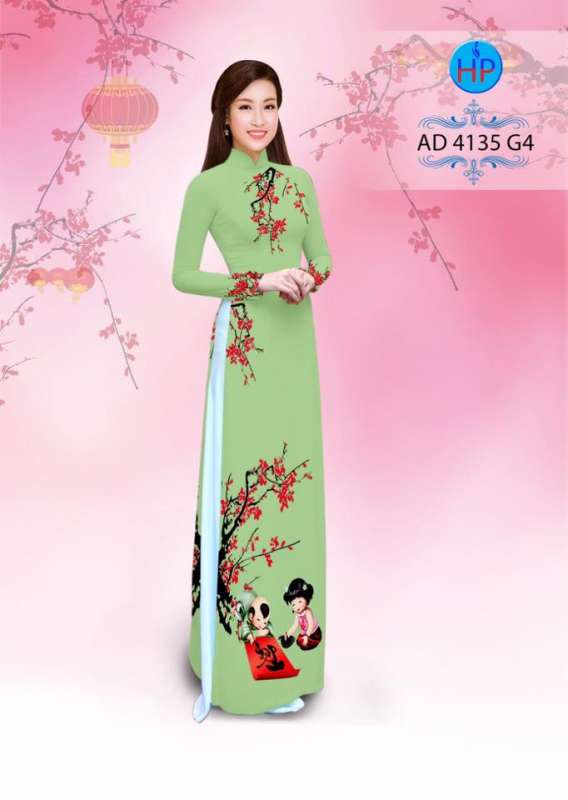 Vải áo dài tết Đinh Dậu 2017 Vải áo dài tết Đinh Dậu 2017