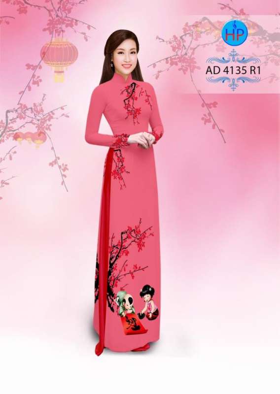 Vải áo dài tết Đinh Dậu 2017
