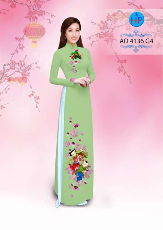 Vải áo dài bánh chưng ngày tết