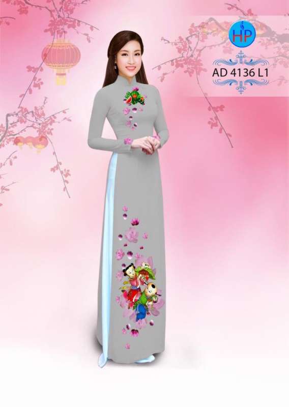 Vải áo dài bánh chưng ngày tết