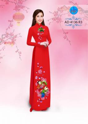 Vải áo dài bánh chưng ngày tết-DT 2793