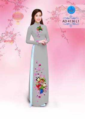 Vải áo dài bánh chưng ngày tết-DT 2793