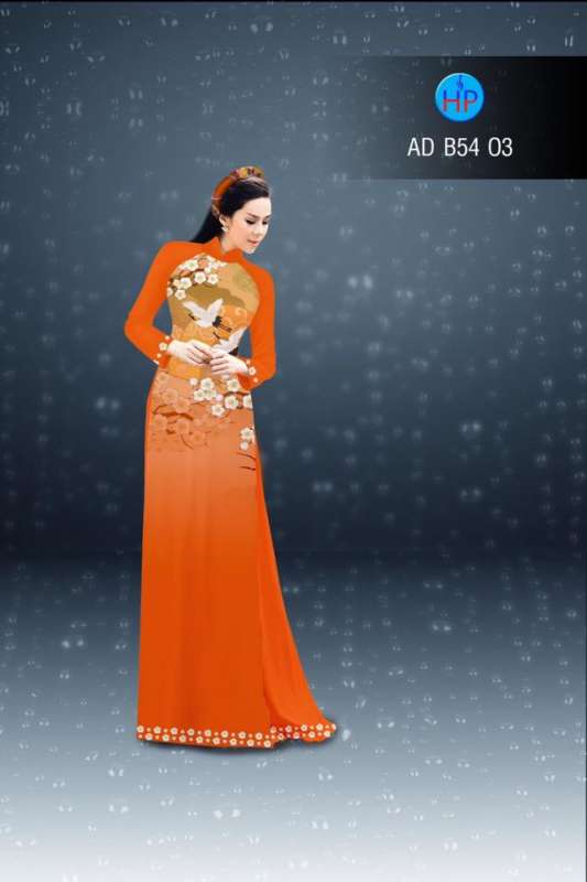 Vải áo dài hoa và chim