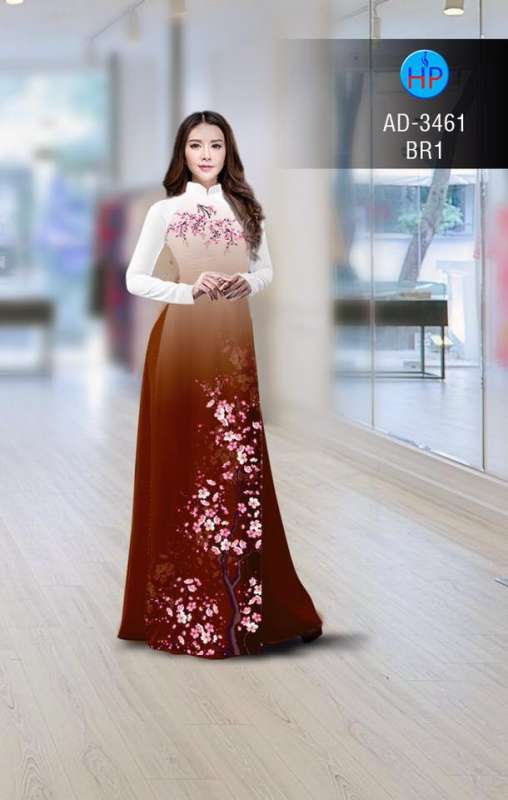 Vải áo dài cành Đào