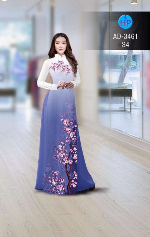 Vải áo dài cành Đào