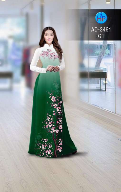 Vải áo dài cành Đào