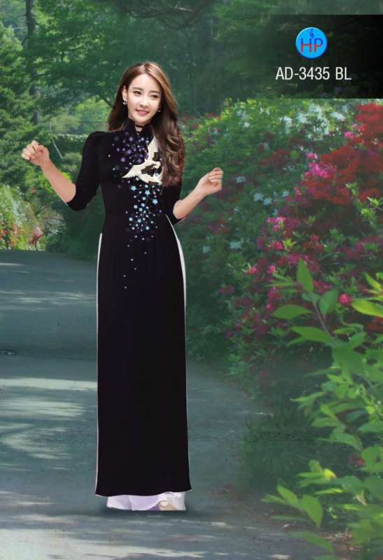 Vải áo dài chim cò