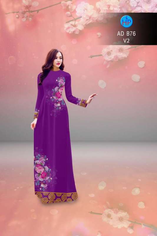 Vải áo dài hoa mờ Vải áo dài hoa mờ