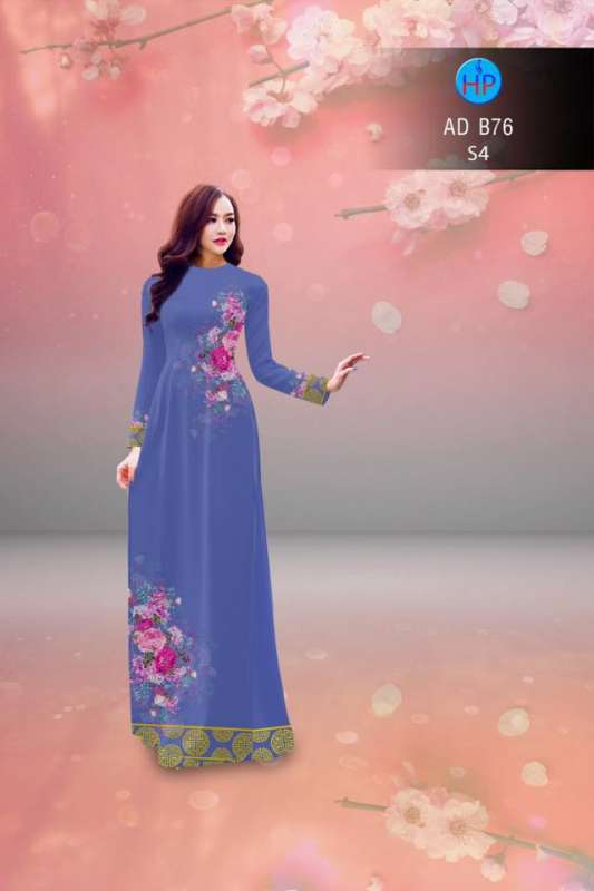 Vải áo dài hoa mờ Vải áo dài hoa mờ
