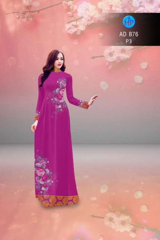 Vải áo dài hoa mờ Vải áo dài hoa mờ