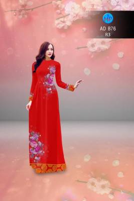 Vải áo dài hoa mờ-DT 2812