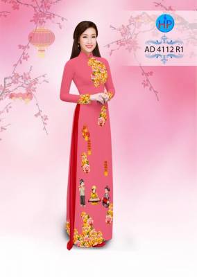 Vải áo dài tết-DT 2817
