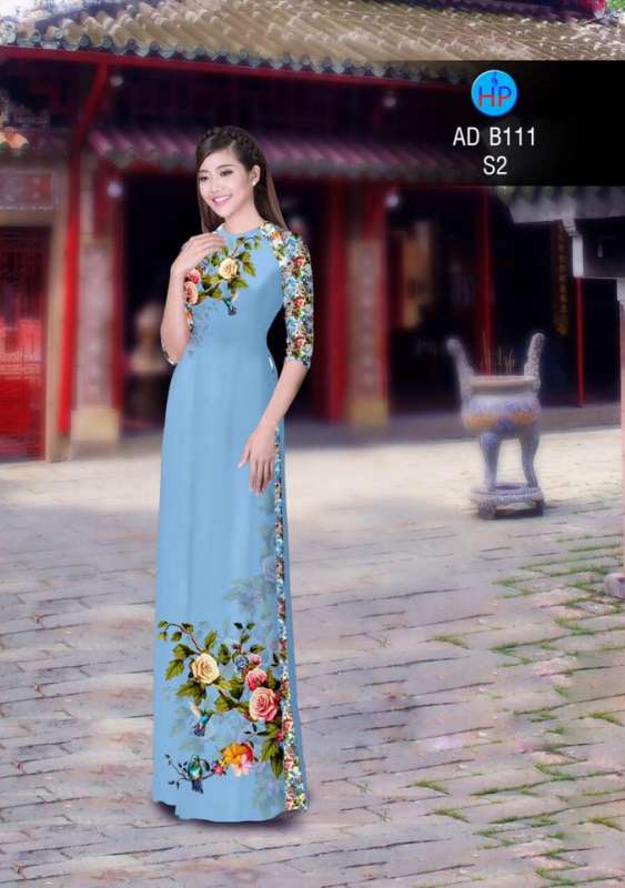Vải áo dài hoa Hồng Vải áo dài hoa Hồng