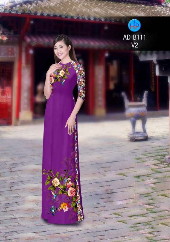 Vải áo dài hoa Hồng Vải áo dài hoa Hồng