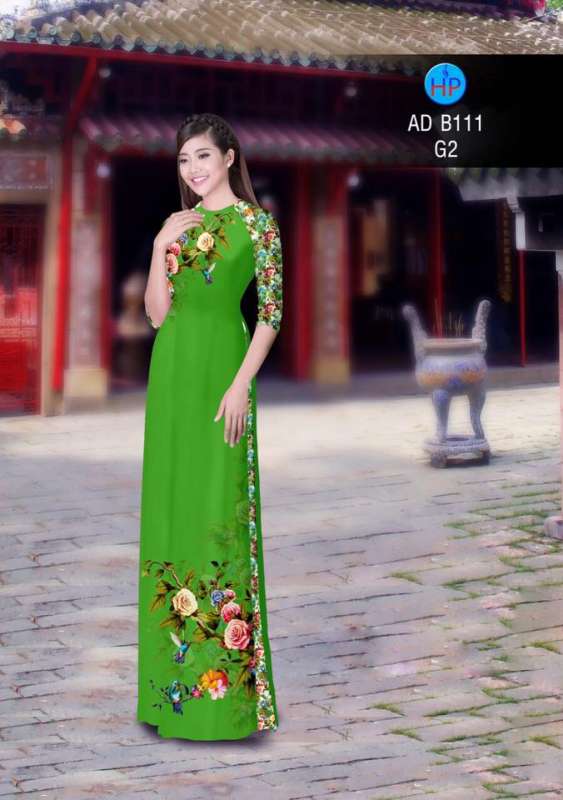 Vải áo dài hoa Hồng Vải áo dài hoa Hồng