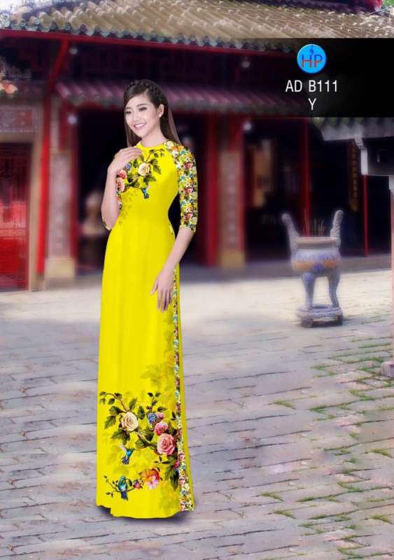 Vải áo dài hoa Hồng Vải áo dài hoa Hồng