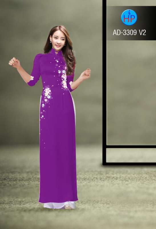 Vải áo dài hoa nhỏ Vải áo dài hoa nhỏ
