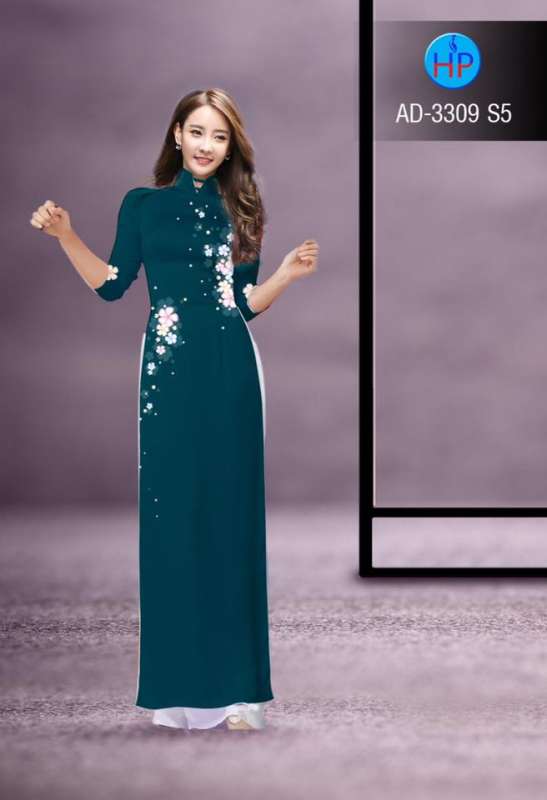 Vải áo dài hoa nhỏ Vải áo dài hoa nhỏ