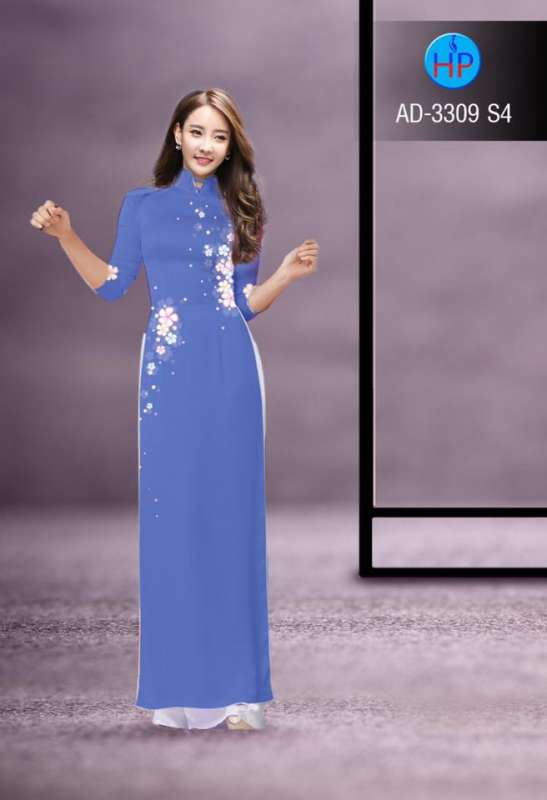 Vải áo dài hoa nhỏ Vải áo dài hoa nhỏ