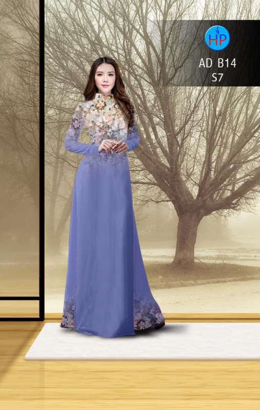 Vải áo dài hoa nhỏ