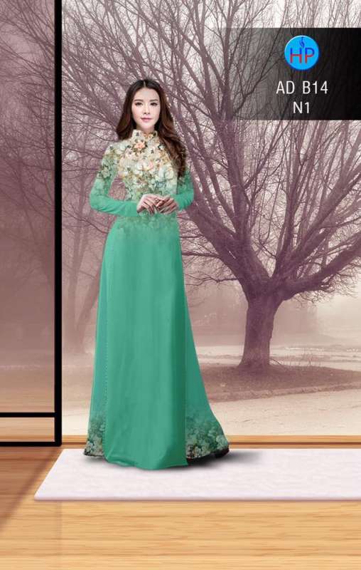 Vải áo dài hoa nhỏ