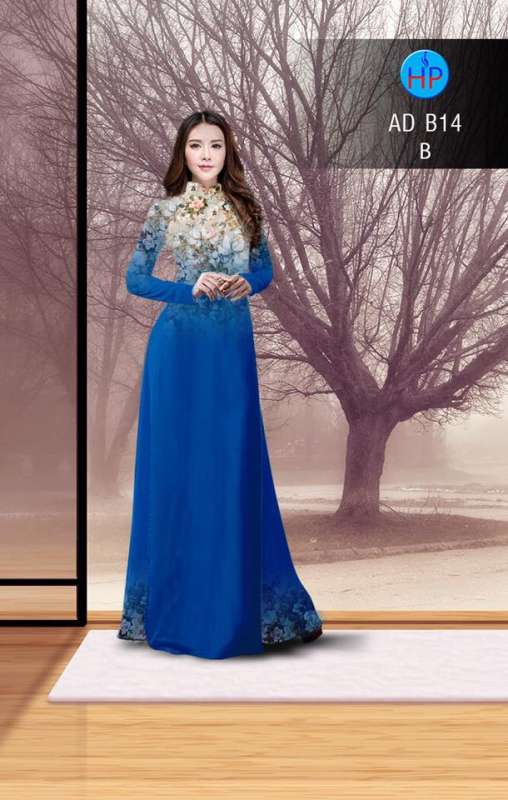 Vải áo dài hoa nhỏ