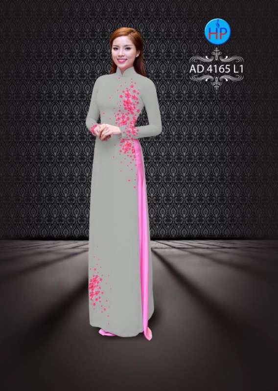 Vải áo dài hoa nhỏ