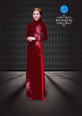 Vải áo dài hoa nhỏ-DT 2834
