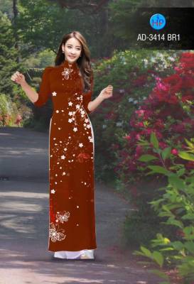 Vải áo dài hoa dây nhỏ-DT 2835