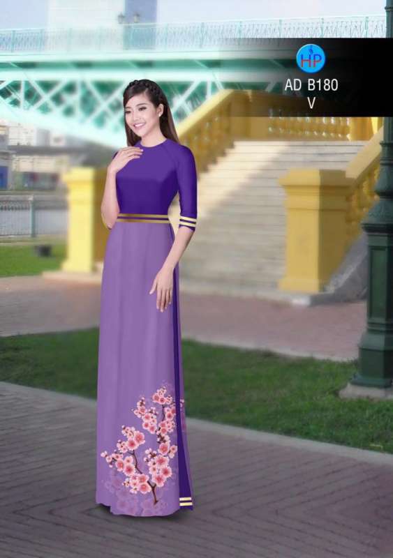 Vải áo dài hoa tà dưới Vải áo dài hoa tà dưới
